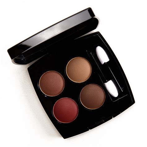 chanel eyeshadow quad 268|Chanel matte eyeshadow palette.